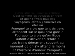 GRAND CORPS MALADE LES VOYAGES EN TRAIN Paroles 