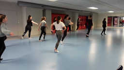 leçon 1 danse avec Mathilde. Phrase pas de bourré