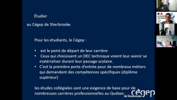 Présentation CEGEP Sherbrooke