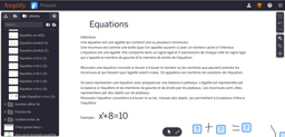 vidéo introduction résolution d'équations