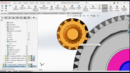 Contrainte engrenage solidworks