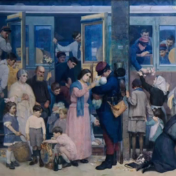le depart des poilus Albert Herter