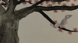 Poème animé "Longues pensées d'amour"