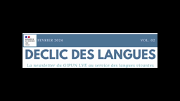 Déclic des langues 2 (podcast) - Février 2024