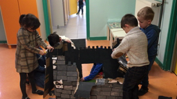 Le chantier de démolition du château