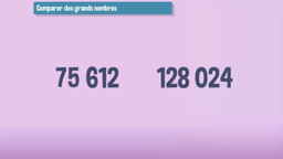 Comparer des nombres entiers au CM