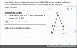 cours chapitre2 Thales1 égalité de Thales
