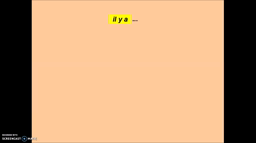 Il y a (dans le temps) en anglais