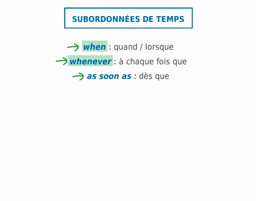 Les mots de liaison.