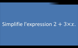 052 - Réductions d'expressions littérales