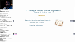 Boîtes en scènes- Formation - Session 1 - Pourquoi et comment développer la compétence : raconter à l'oral? C1