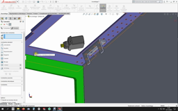 SW assembler serre+support servo n°1 + servo 2ème possibilité