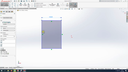 Tuto1- SW 3ème dessin du chassis avec symétrie sur SW