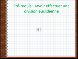 Division avec un quotient décimal