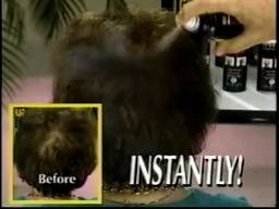 Spray paint the bald away