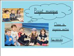 Projet musique Moyenne section 2020-2021