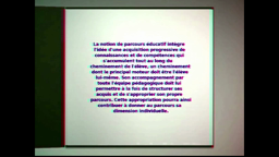 Parcours éducatifs et socle commun