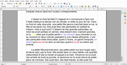 schéma narratif dans la petite fille aux allumettes, d'Andersen