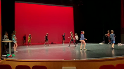 Danse « Promenade au musée » des CM1 aux rencontres danse à Pontivy