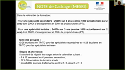 Vidéo 3sur7 - Le note de cadrage du BUT