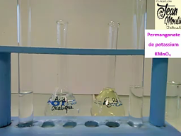 Réaction acide oxalique ions permanganate