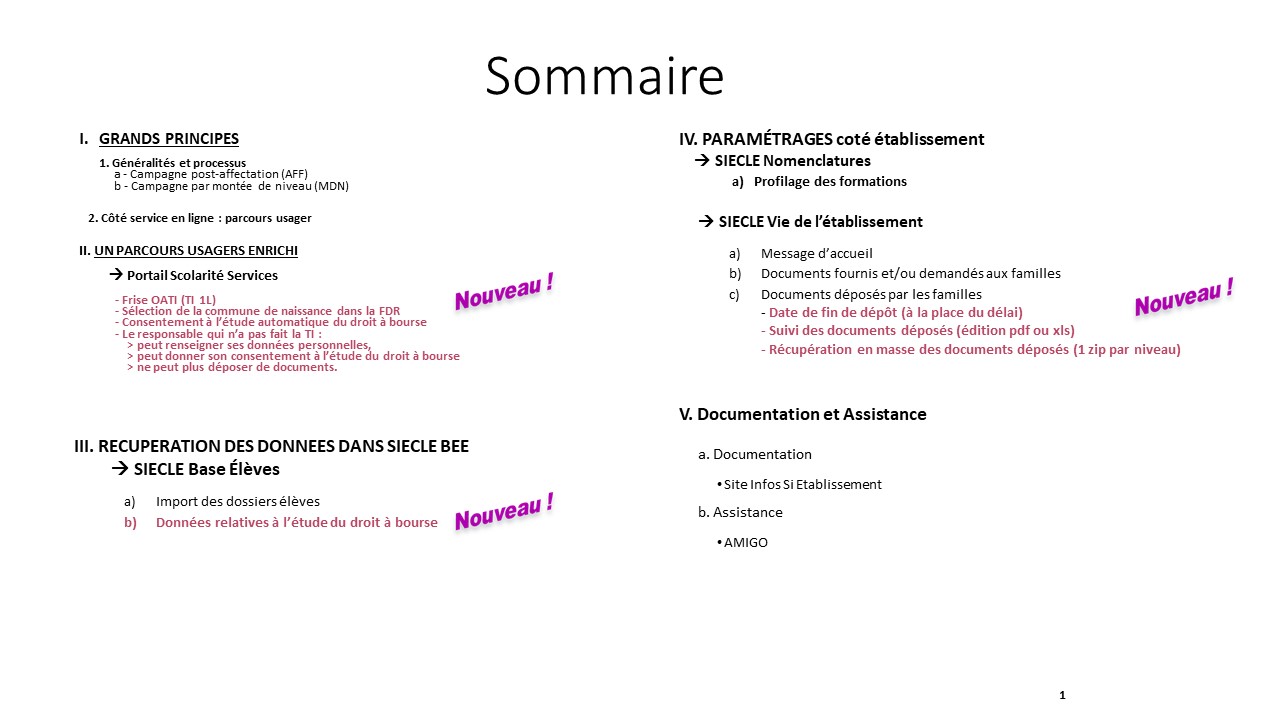 Webinaire - Présentation du service en ligne inscription pour les lycées