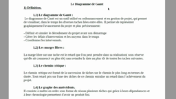 dagramme de Gantt