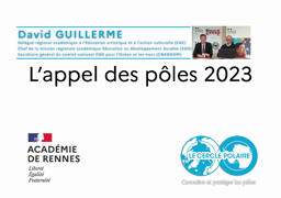 L'appel des pôles 2023 - Présentation du projet éducatif appel des pôles
