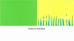 Bananas are not blue
