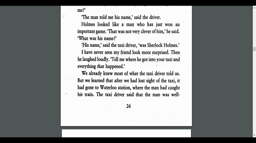 On the other side, chapter 6, The Hound of the Baskervilles 