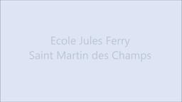 Ecole Jules Ferry Saint Martin des Champs