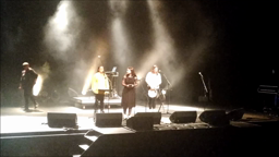 Mariam, Loû et Maëva au festival Claque ton slam (Brest)