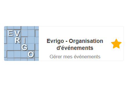 Evrigo - Créer/gérer un évènement [1/4h DSII]