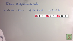 Factorisation Niveau1
