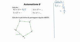 Corrigé automatisme 8