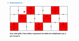 Corrigé automatisme 5 - 6e
