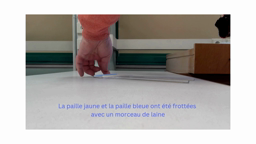 Expériences d'électrostatique avec commentaire