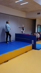Sauter d'un plinth