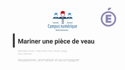 Mariner "minute" - D'après l'exemple de la pièce de veau.