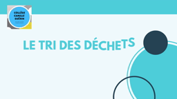 Le tri des déchets au collège