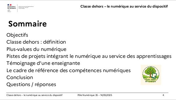 Classe dehors: le numérique au service du dispositif - MdN - 13/05/2025