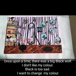 The Wolf Who Wanted To Change His Color