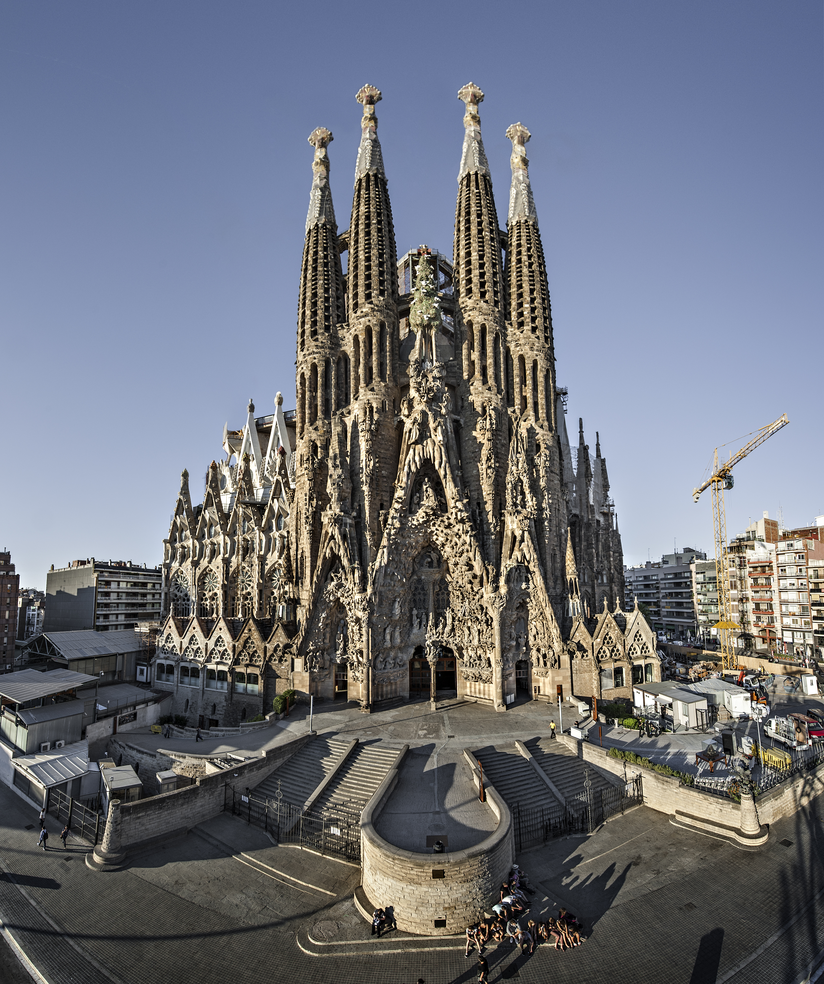 Photo extérieure de la Sagrada Familia
