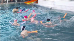 séance piscine