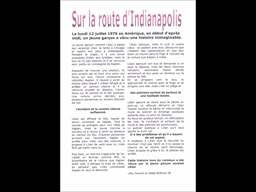 Sur la route d'Indianapolis ou l'histoire hors du commun de Lilian