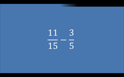 107 - Opérations avec des fractions et les relatifs