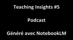 Teaching Insights #5