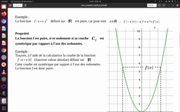 Fonctions paires, fonctions impaires