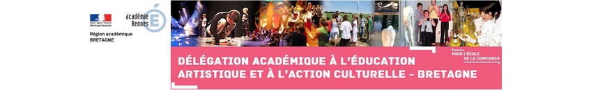Headband DAAC Délégation académique à l'éducation artistique et à l'action culturelle