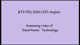 Assessing the risk of smarthome technology